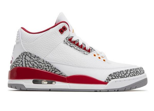 Women Air Jordan 3 Cardinal Red